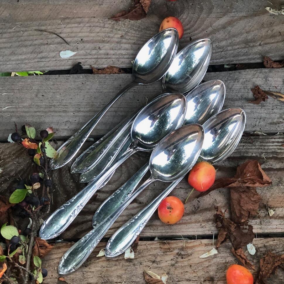 Ложка столовая 19 см мельхиор