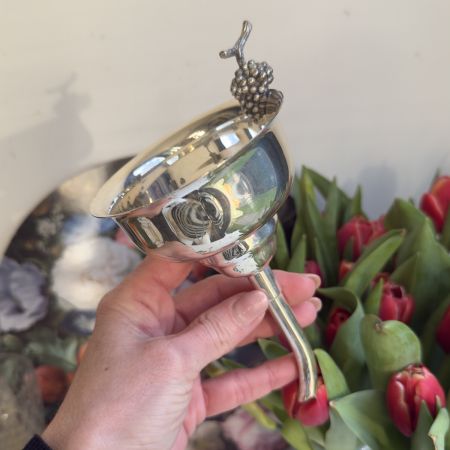 Воронка для вина 14 см серебрение