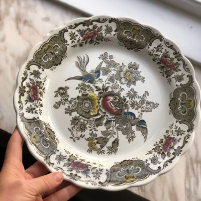 Тарелка 25 см Staffordshire Fasan фарфор Англия