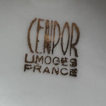 Чайная пара Cenpor Limoges 130 мл костяной фарфор Франция