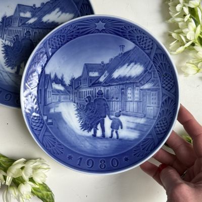 Тарелка ежегодная 1980 Royal Copenhagen Дания