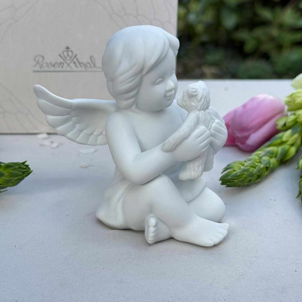 Статуэтка Ангел с плюшевым мишкой Rosenthal 10 см Германия