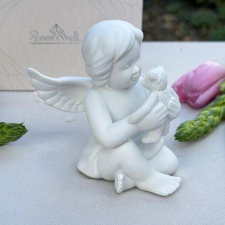 Статуэтка Ангел с плюшевым мишкой Rosenthal 10 см Германия 