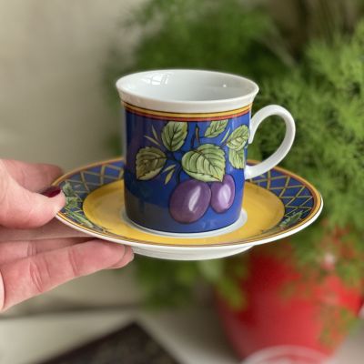 Чайная кофейная пара 150 мл Фрукты Winterlines Бавария