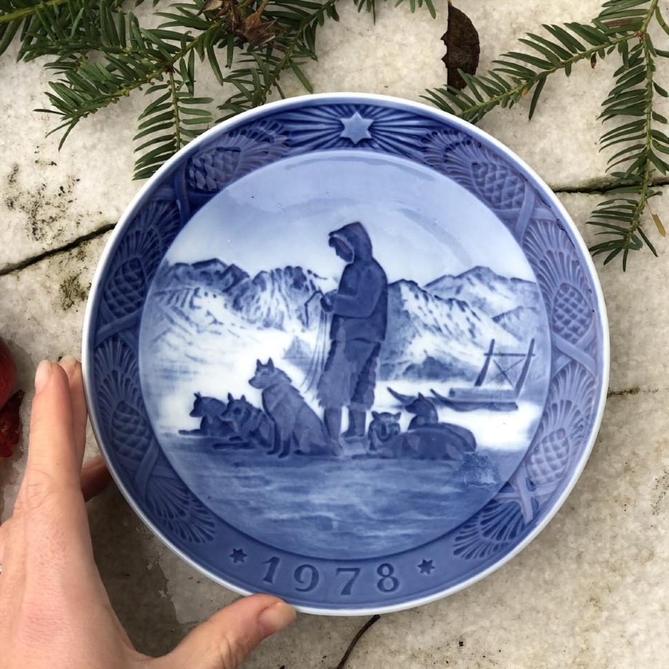 ​Тарелка ежегодная 1978 Royal Copenhagen Дания