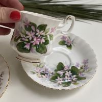 Кофейная пара Royal Albert Mayflower 130 мл фарфор Англия