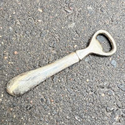 Открывашка для бутылок 15 см серебрение