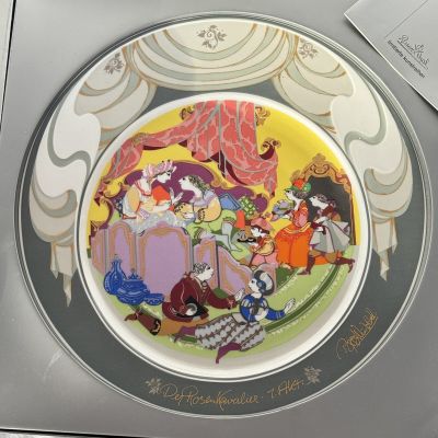 Тарелка Rosenthal Bjorn Wiinblad Der Rosenkavalier 1 Akt Asimmetria 31 см Германия 