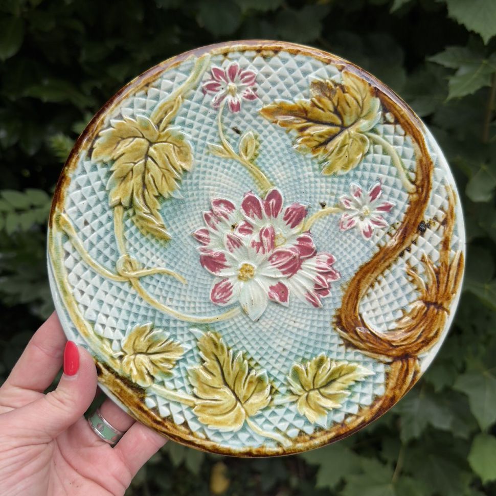 Тарелка 21 см майолика Франция