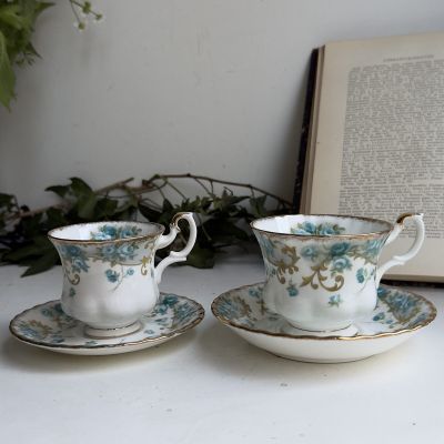 Чайная пара Royal Albert Sheraton Veronica 200 мл 1964 г. Англия