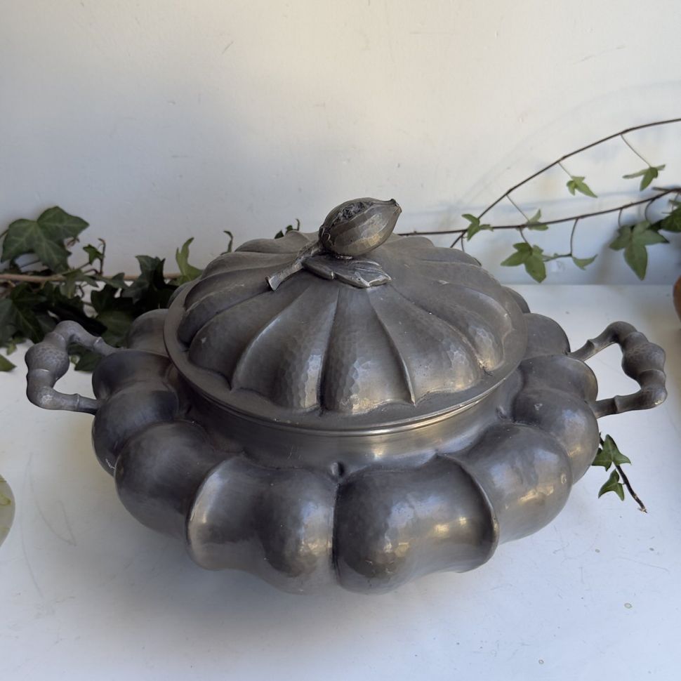 Супница ручной работы 37 см PELTRO олово Италия