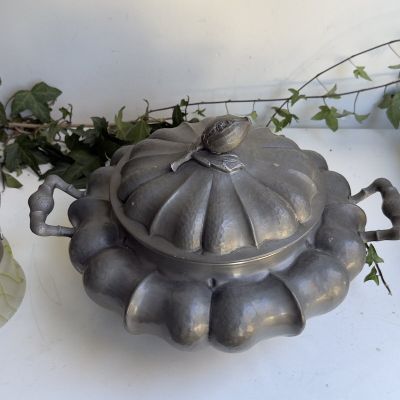 Супница ручной работы 37 см PELTRO олово Италия