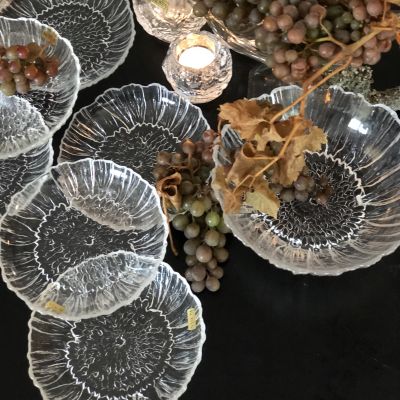 Тарелка десертная Blumma Kosta Boda 16 cм хрусталь