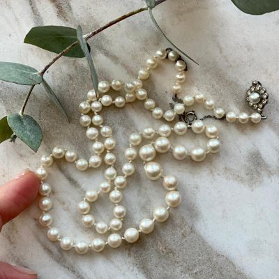 Бусы 54 см жемчуг