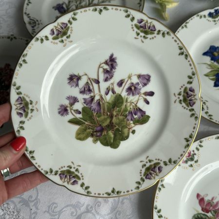 Тарелка Franklin Porcelain Alpenglockchen 20 см фарфор Германия