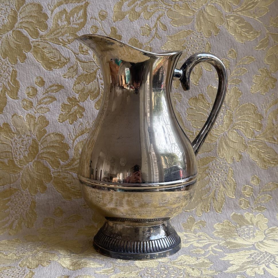 Кувшин 1000 мл Англия серебрение латунь