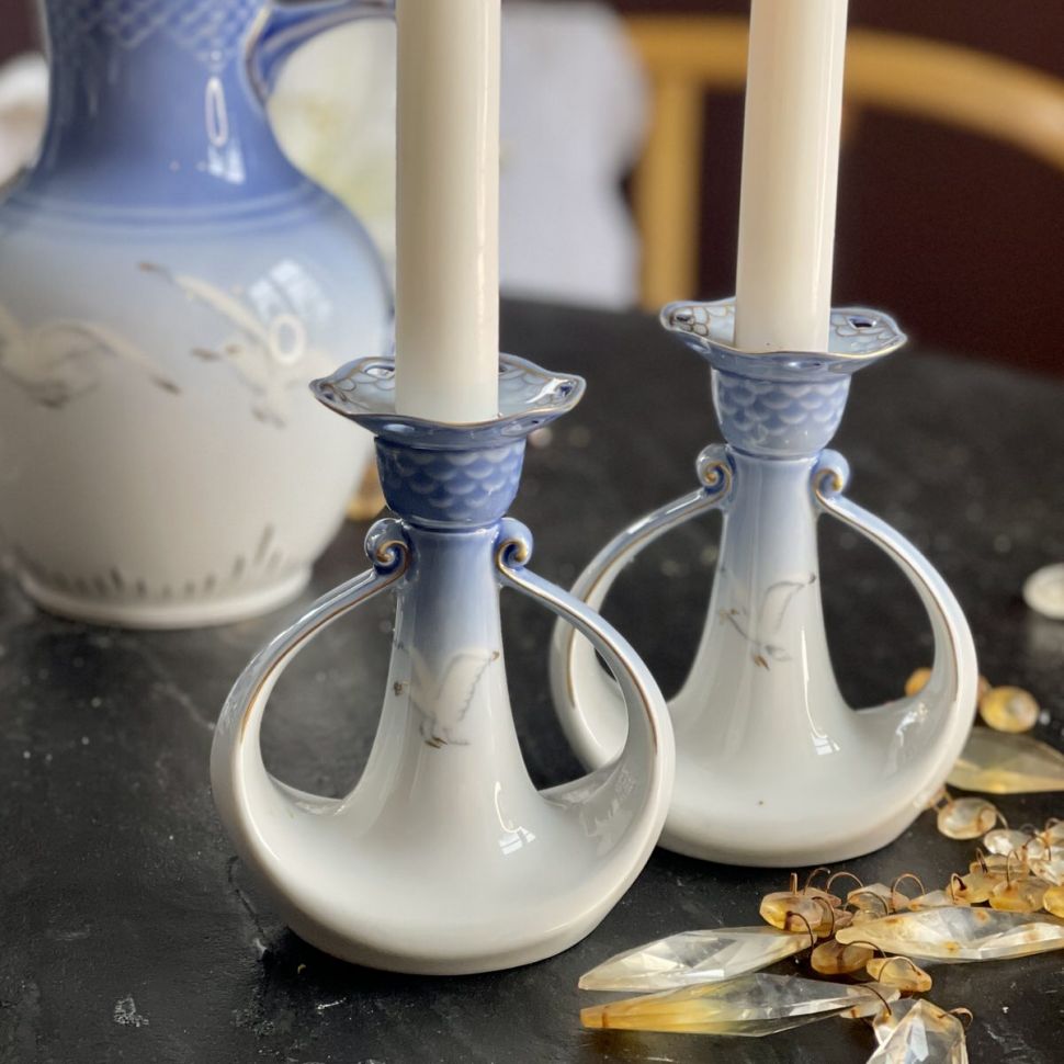 Подсвечник Royal Copenhagen Чайка 13 см Дания