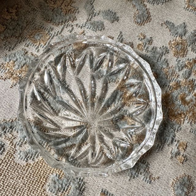 Розетка 9 см хрусталь