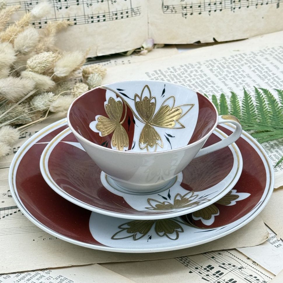 Чайное трио Lichte Porzellan 200 мл Германия 