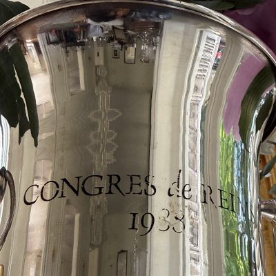 Ведро для охлаждения бутылки CONGRES de REIMS серебрение