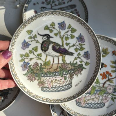 Тарелка Hutschenreuther Март Чибис 16 см Германия