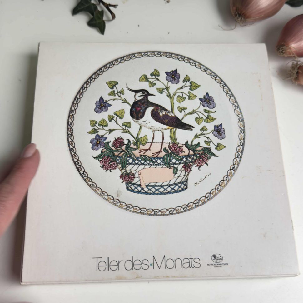 Тарелка Hutschenreuther Март Чибис 16 см Германия