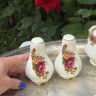 Солонка перечница Royal Albert Old Country Roses 10 см фарфор Англия набор