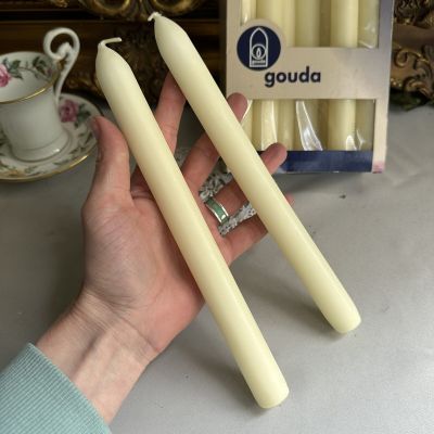 Свеча кремовая 23 см