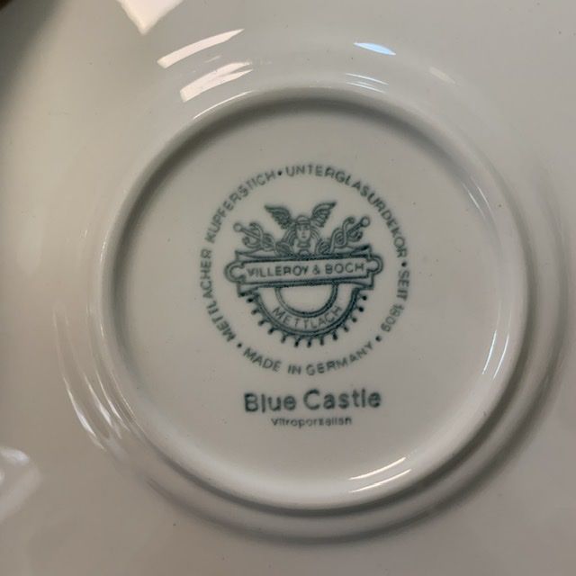 Блюдце Blue Castle ВиллеройБох 15 см Германия         