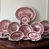 Тарелка углубленная Adams Wedgwood group English Scenic 25 см Англия      