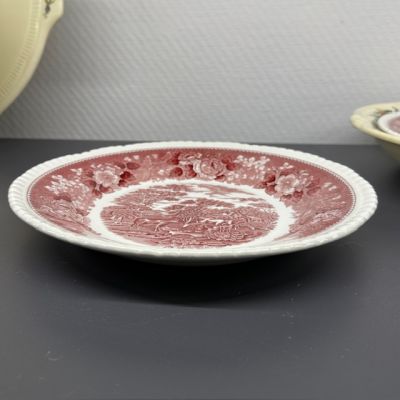 Тарелка углубленная Adams Wedgwood group English Scenic 25 см Англия      