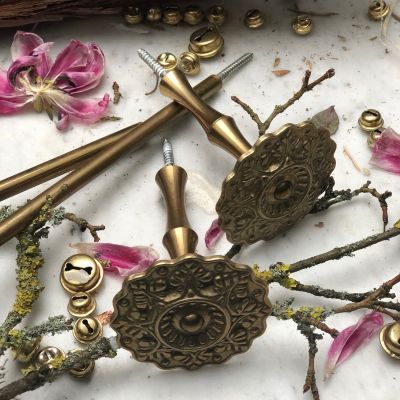 Держатель для шторы, латунь