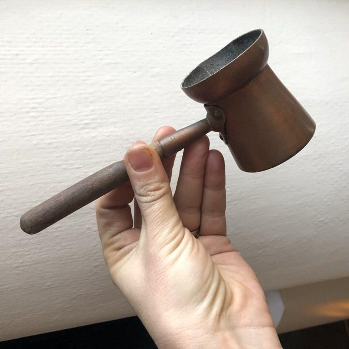 Турка малая 80 мл медь