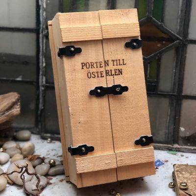 Ящик для хранения дерево, кожа Porten Till