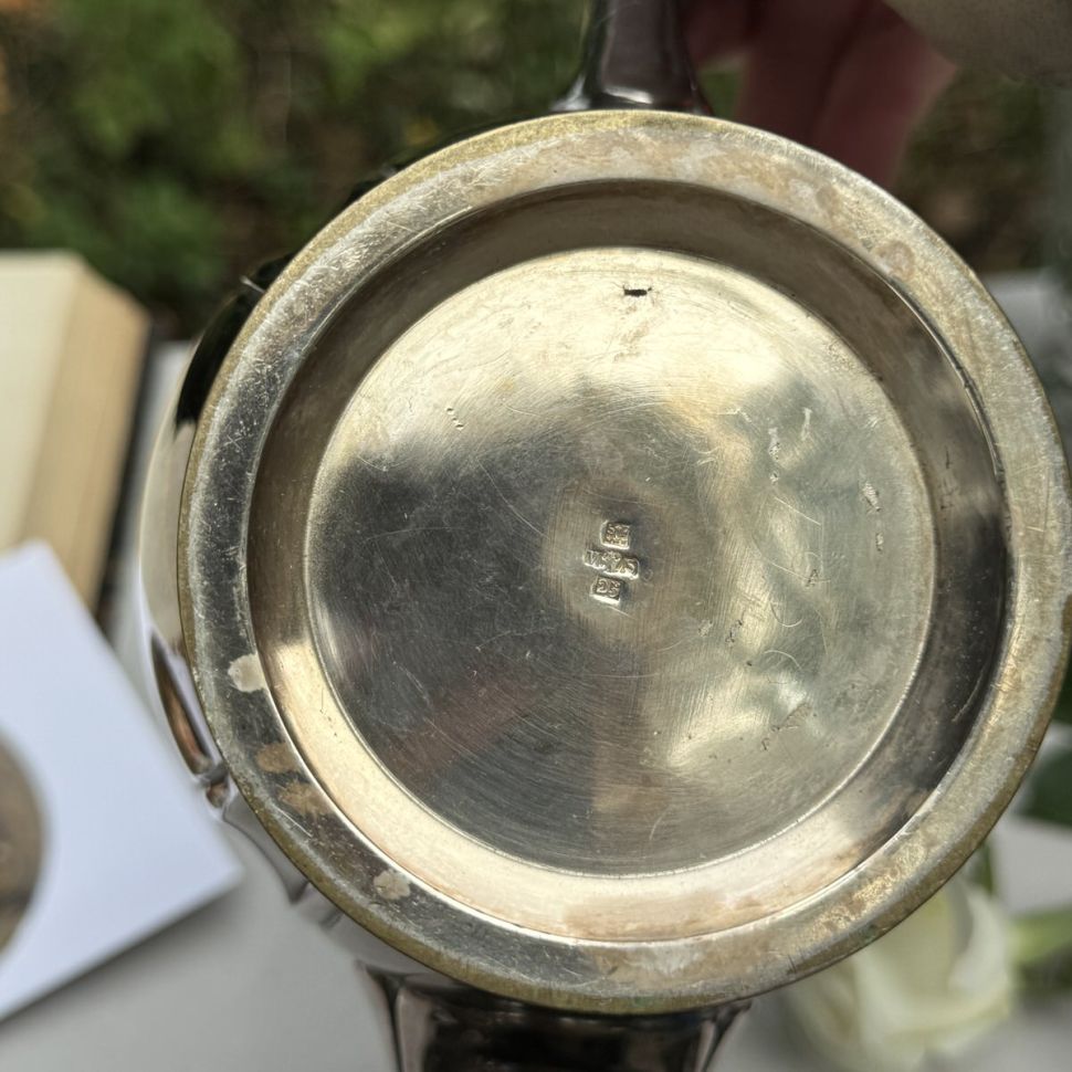 Чайник кофейник 1 л серебрение 