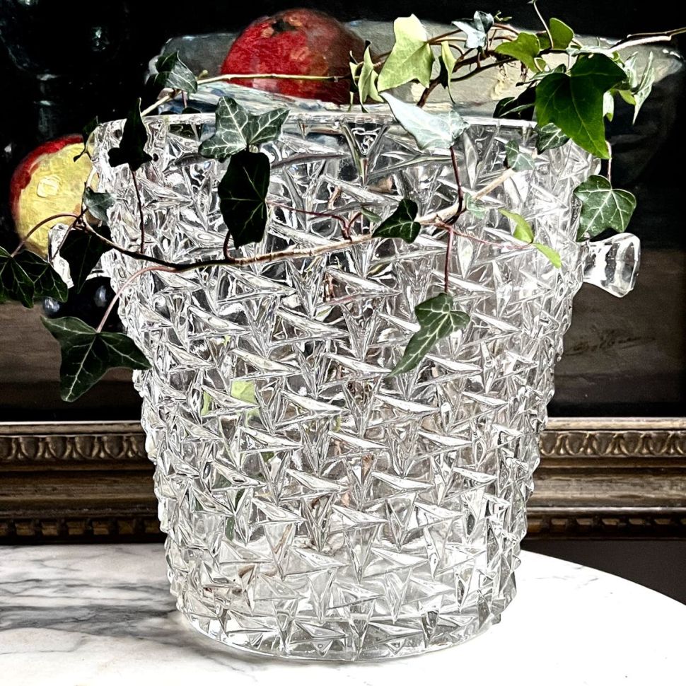 Ведро для охлаждения бутылки 20 см хрусталь  