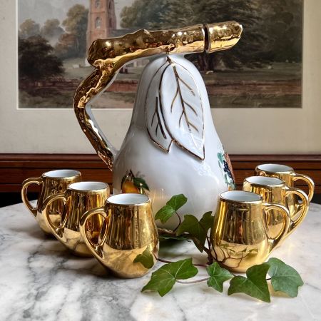 Кувшин 650 мл и 6 чашечек 50 мл набор для напитков FD Porcelain de Luxe Франция