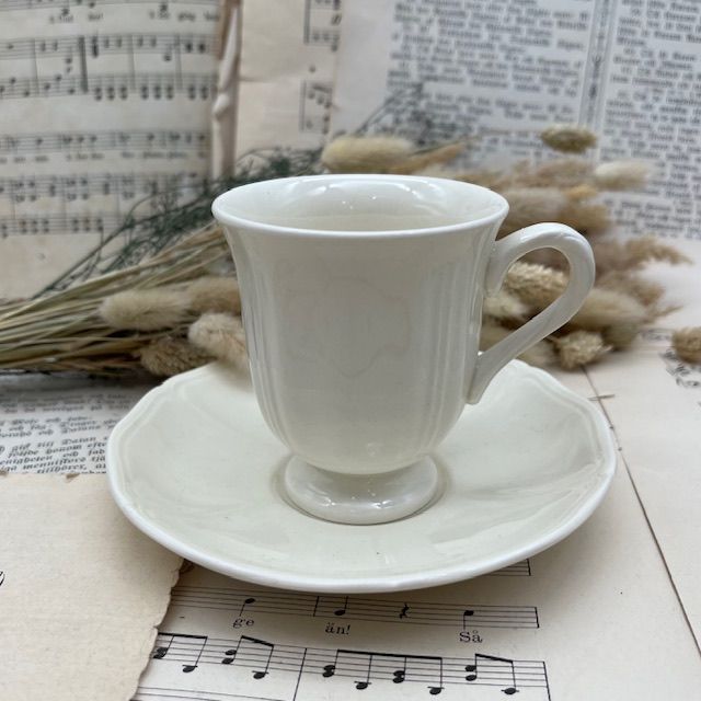 Кофейная пара Wedgwood Queen Shape 140 мл Англия 