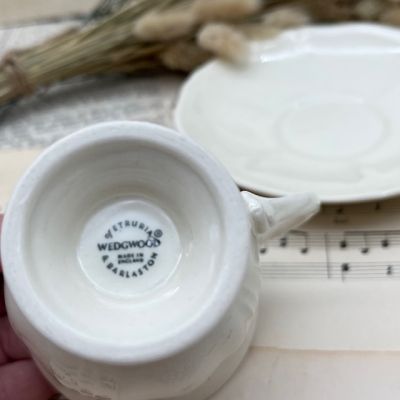 Кофейная пара Wedgwood Queen Shape 140 мл Англия 