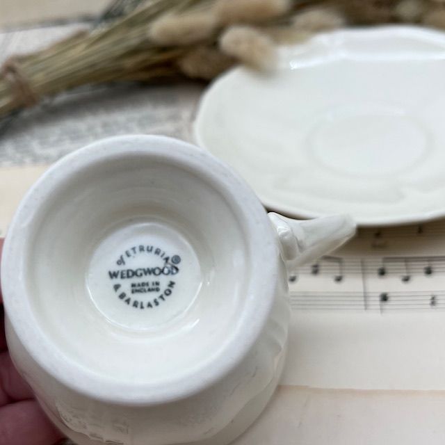 Кофейная пара Wedgwood Queen Shape 140 мл Англия 