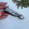 Щипцы для сахара 9 см серебрение   