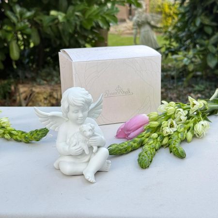 Статуэтка Ангел с собачкой Rosenthal 10 см Германия  