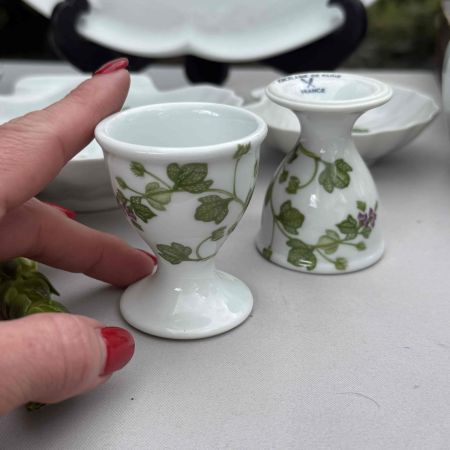 Подставка для яйца Лесные цветы Porcelain de Paris 6 см Франция фарфор