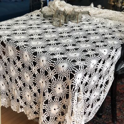 Скатерть кружевная хлопок 3,19 х1,17 м