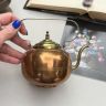 Чайник 13 см медь латунь