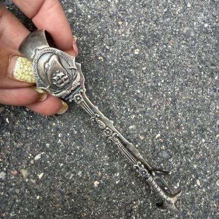 Щипцы для сахара 12 см серебрение    