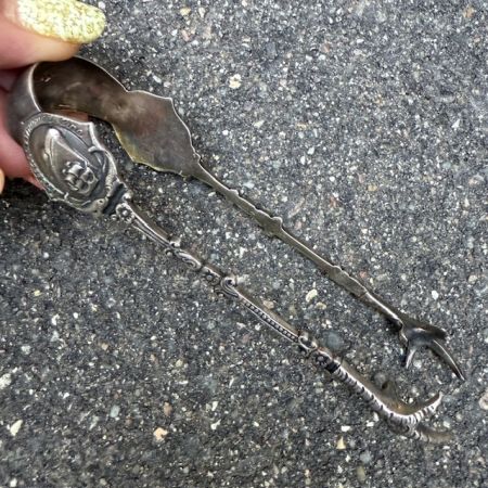 Щипцы для сахара 12 см серебрение    