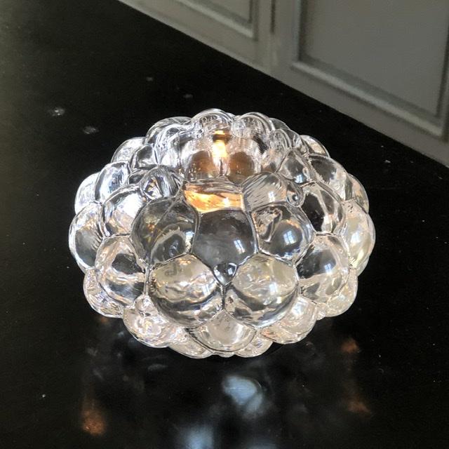 Подсвечник Ежевика Orrefors 10 см хрусталь большой