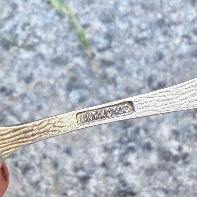 Ложка чайная Хильдесхаймская роза 10 см серебрение Antiko 100