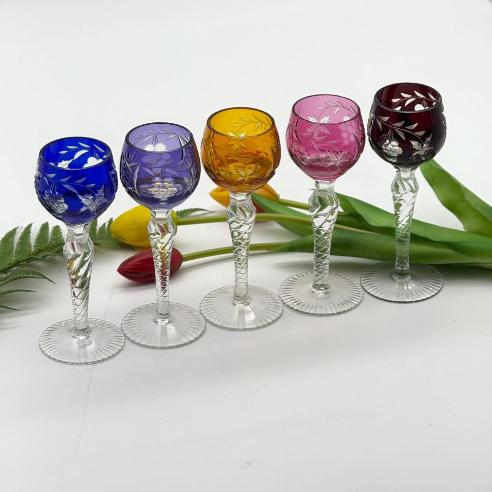 Рюмка Anna Hutte набор 5 шт. 55 мл накладной хрусталь Германия